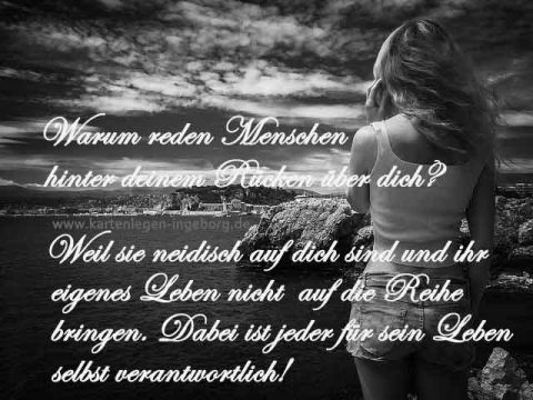 Lass andere doch hinter deinem Rücken reden, was sie wollen